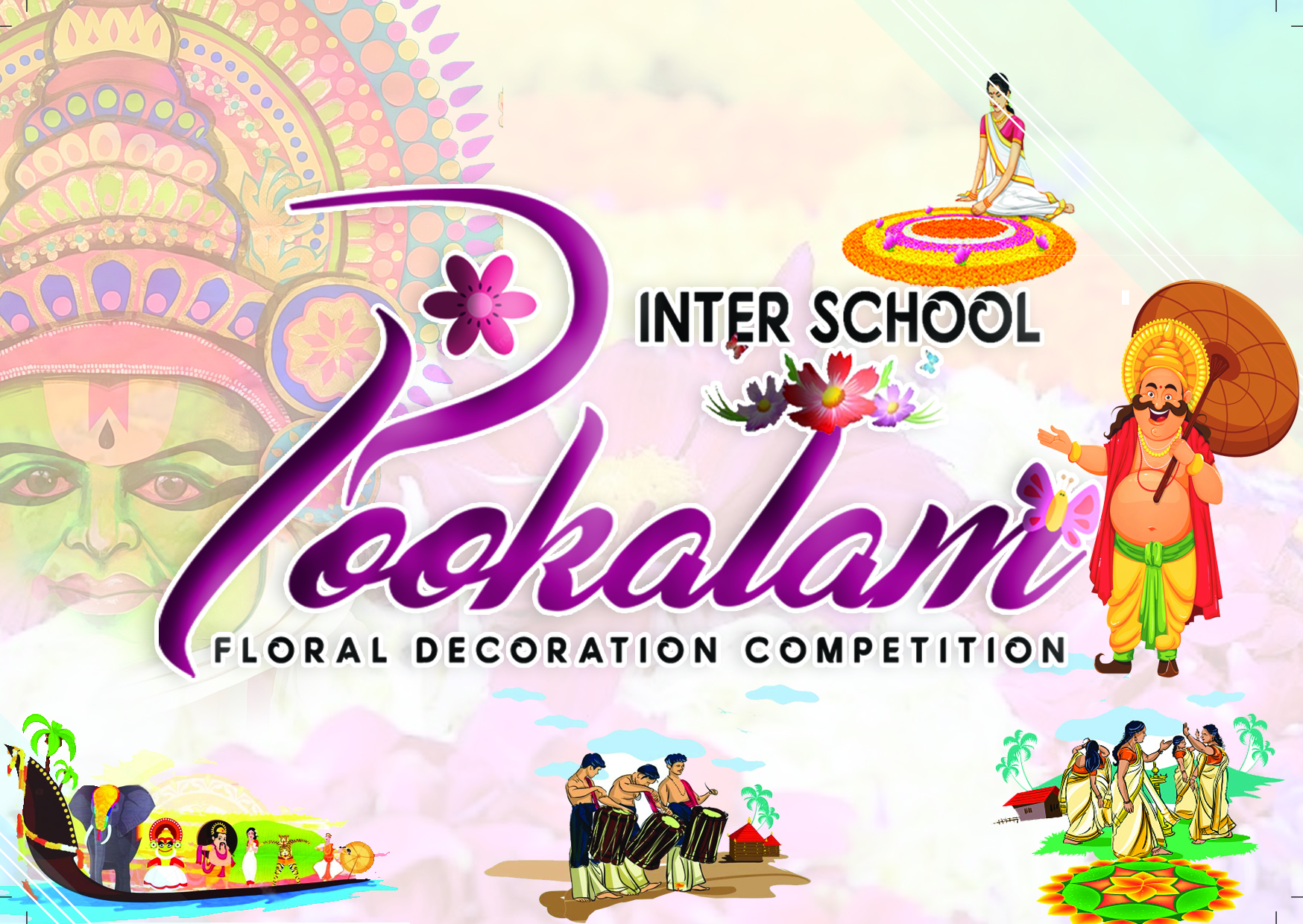 INTER SCHOOL FLORAL DECORATION COMPETITION (POOKALAM)