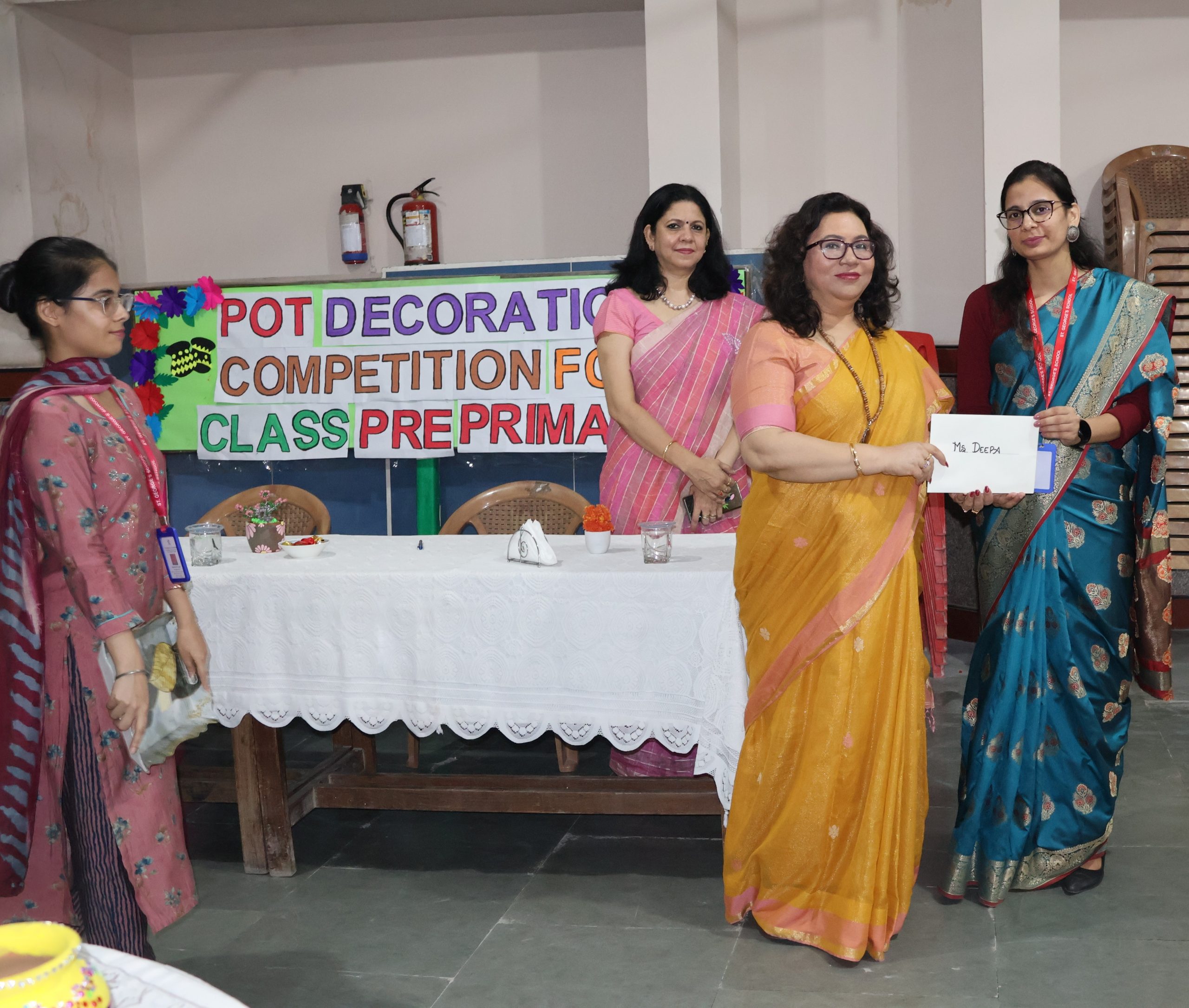 POT DECORATION COMPETITION FOR PRE PRIMARY
